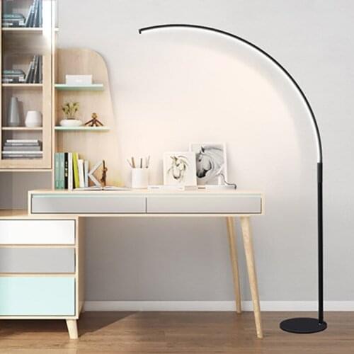 Modern Black Line LED Floor Lamp Living Room Reading Bedroom Art Standing Light LED Suspension Lamps FA109