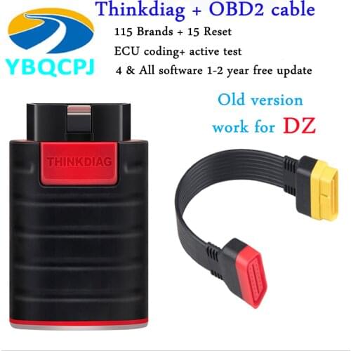THINKCAR Thinkdiag with 4 Free Software Full System OBD2 Diagnostic Tool Powerful than Easydiag Golo 3
