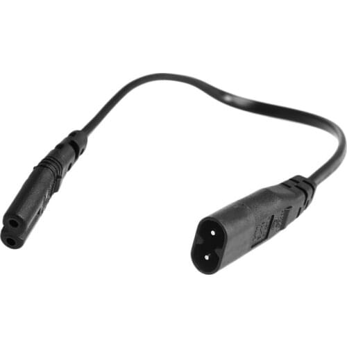 IEC 320 2-Pin C7 Female To C8 Male Figure 8 Power Adapter Extension Cable 30CM