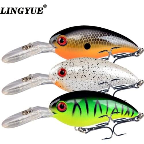1pcs Crank Fishing Lure Artificial Hard Baits 10cm/15g Crankbait Jerkbait Wobbler Fishing Tackle Good Treble Hooks Tackle