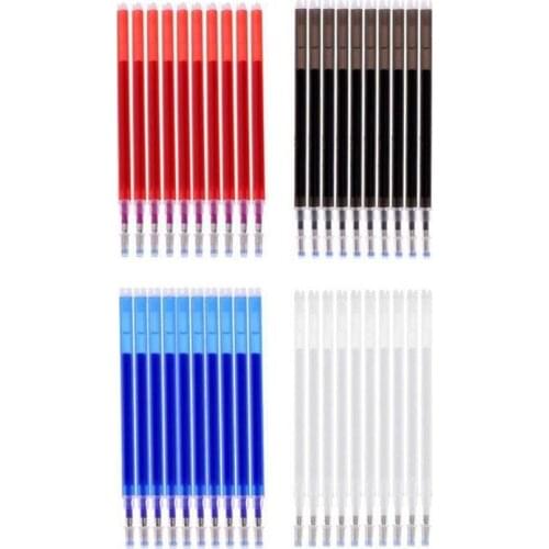 10PCS/Lot High Temperature Disappearing Pen Fabric Markers Pencil Marker Pens Heat Wrap Fade Out DIY Patchwork Cross Stitch