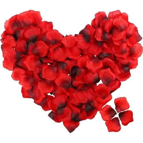 1000/2000/4000pcs Silk Artificial Rose Flower Petals for Wedding Marriage Proposal Engagement Ceremony Table Venue Decoration