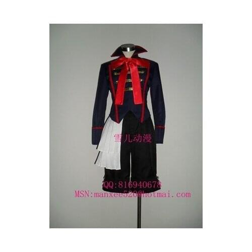 2016 Drocell Caines Costume - Black Butler Drocell Caines Cosplay Blue Mens Black Butler Cosplay Costume