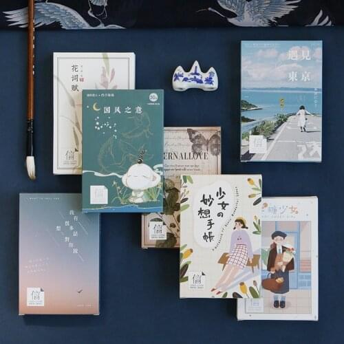 30sheets/LOT Half a pond girl Met in Tokyo Postcard postcards/Greeting Card/wish Card/Fashion Gift