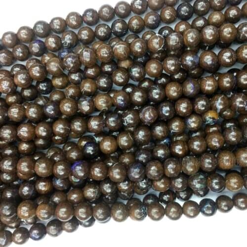 AA loose beads fire opal round 7mm for DIY jewelry making 39cm FPPJ wholesalenature
