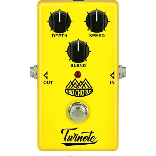 1pcs Electric Guitar Effect Pedal Chorus Low Noise BBD True Bypass Guitarra Effect Pedal guitar accessories