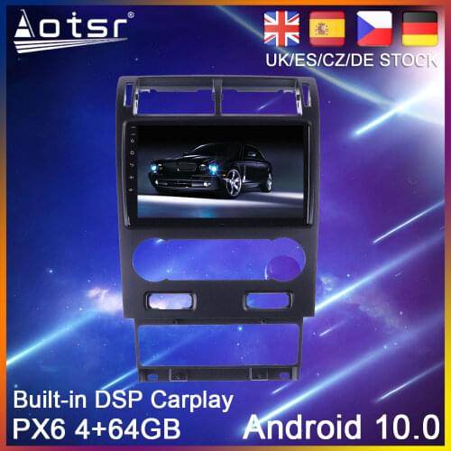 Android 10.0 PX6 Car GPS Navigation For Ford Mondeo 3 2000-2007 Car DVD Auto Radio Stereo Multimedia Player HeadUnit 2Din
