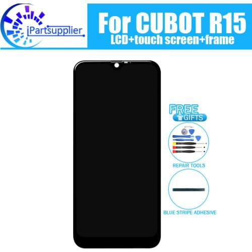 CUBOT R15 LCD Display+Touch Screen Digitizer +Frame Assembly 100% Original New LCD+Touch Digitizer for CUBOT R15+Tools