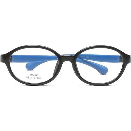 Childrens amblyopia silicone glasses frame new detachable leg wearing customized astigmatism