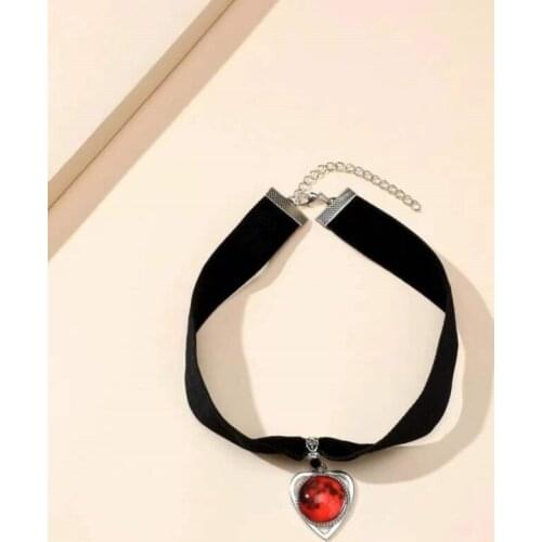 Gothic Blood Moon Ouija Planchette Wiccan Choker Pendant Necklace Gift For Women Best Friends New Fashion Jewelry Wholesale