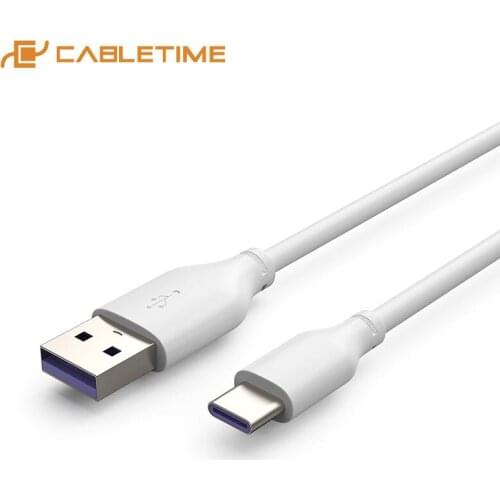 CABLETIME 5A Type C Cable Super charge USB C cable for Huawei Mate30 P30pro Oneplus 7 pro Fast Charging Cable C275