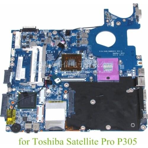 DABL5MMB6E0 A000040050 laptop motherboard for Toshiba Satellite Pro P300 P305 GM45 without Graphics card slot warranty 60 days