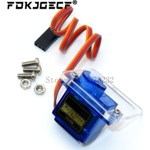 Rc Mini Micro 9g 1.6KG Servo SG90 for RC 250 450 Helicopter Airplane Car Boat For Arduino DIY With Bracket