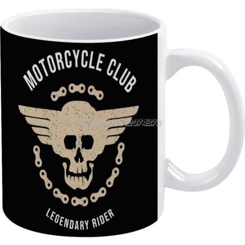 Motorcycle T Shirt Coffee Mugs Porcelain Mug Cafe Tea Milk Cups Drinkware Mugs for Fathers Day Gifts Motorcycle Biker Motorcycle