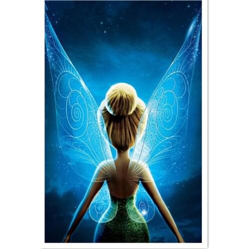 Full Square / Round DIY Cartoon Diamond Painting Kit Picture Diamond Embroidery Sale Elf Girl Diamond Mosaic Decor