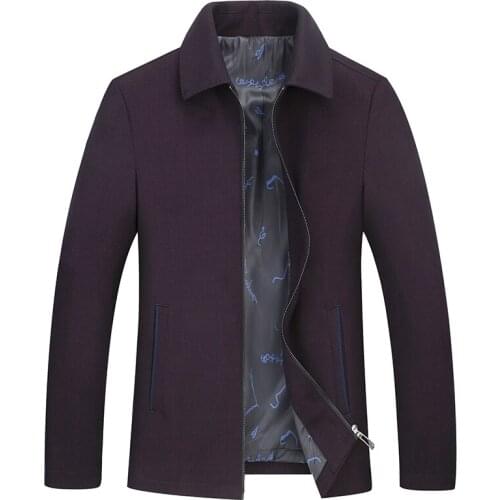 2020 new Spring and autumn plus size 9XL 8XL men Lapel jacket fashion style loose leisure Windbreaker mens jackets and coats