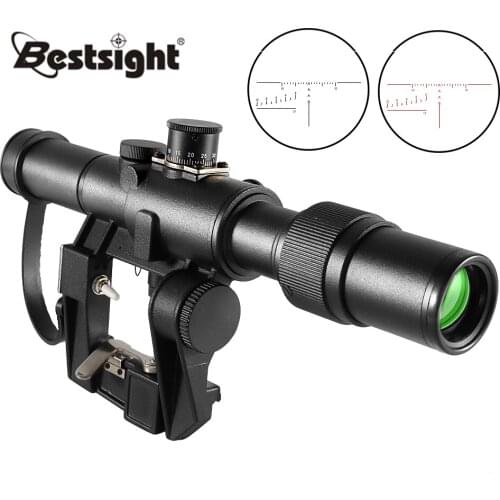 Svd 3-9X26 Scope Tactical Rifle Scope Red Illuminated Optical Sight Ak Airsoft Spotting Scope for Rifle Hunting