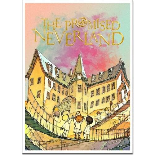 The Promised Neverland Poster Canvas Wall Art Print Painting Pictures Bedroom Anime Decor No Frame