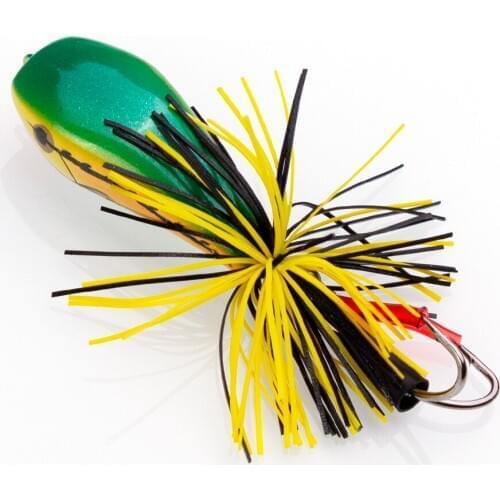 Frog Lure5.5cm 9gTopwater Frog Lure Artificial fishing Jump Frog Bait Fishing Tackle Spinner Wobblers Silicone Pesca soft Lure