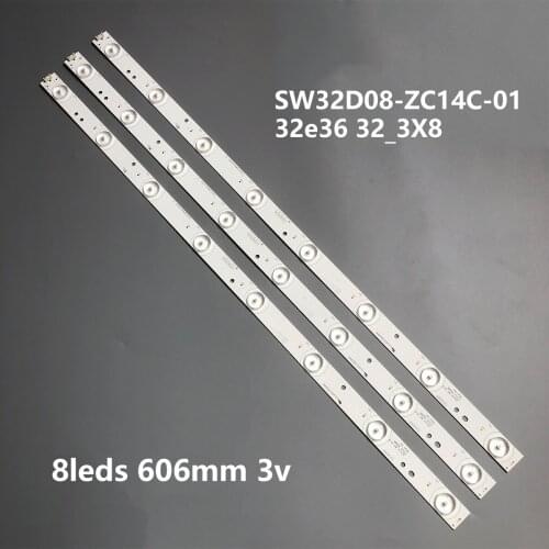 3 PCS/set LED backlight strip for Toshiba Dl3271 (b) W Dl3270 (a) W Dl3270 (b)