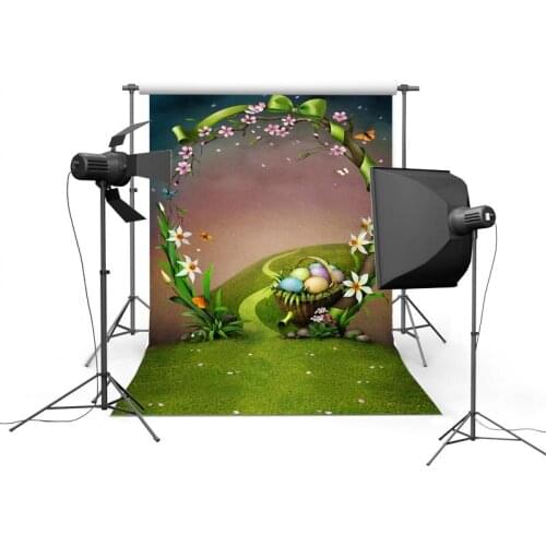 Fairy girl Easter day photo backgrounds vinyl baby photography backdrops of child photographer studio props fotografia GE-080