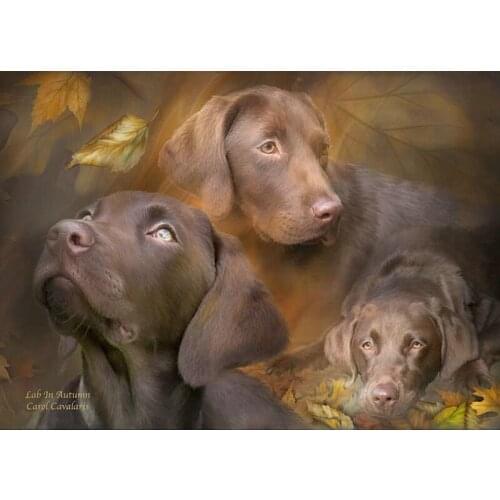 YIKEE diamond painting dog,large diy diamond painting,diamond painting full square new arrival K347