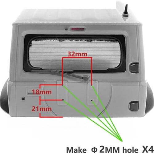RC Spare Tire Seat Simulation Tire Mount Base Upgrade Parts for MST J4 Jimny RC Car