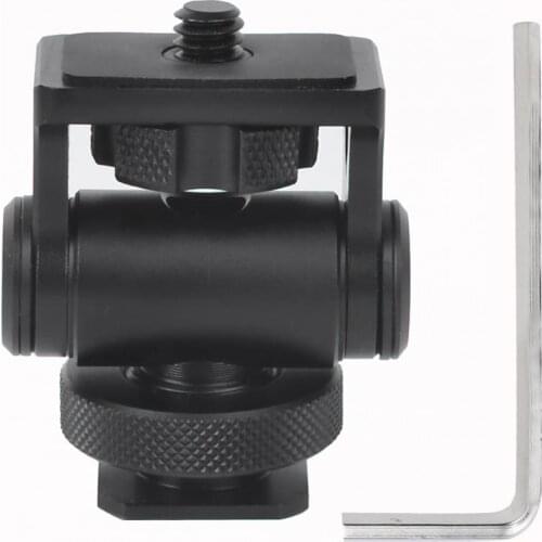 Aluminium Alloy Monitor Bracket Small Ballhead Camera Expansion Adapter Universal Type