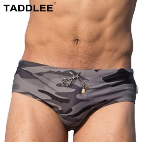 Taddlee Brand Sexy Mens Swimwear Man Swimsuits Swim Briefs Bikini Gay Penis Pouch WJ Surf Board Swimming Trunks Bathing Shorts