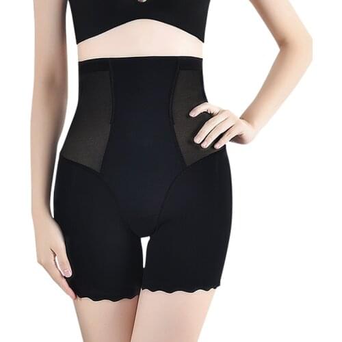 Burvogue Shapewear Women Tummy Control Panties Waist Trainer Butt lifter Slimming Underwear High Waist Body Shaper Panty M-3XL