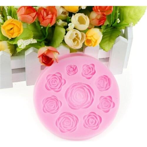 Flower Silicone Mold Fondant Mold Cake Decorating Tools Chocolate Mold