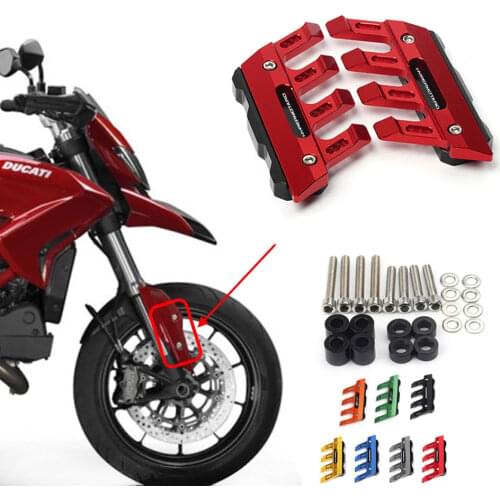 For Ducati HYPERMOTARD 950 939 821 796 1100 EVO (SP)Motorcycle CNC Accessories Mudguard Side Protection Front Fender Slider