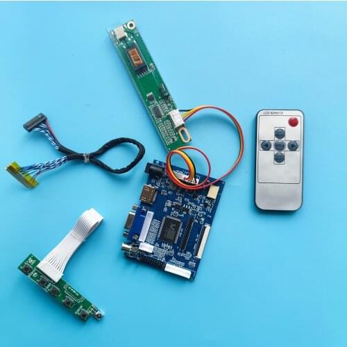 Kit Work for N133I1 1280x800 20pin Controller Board remote VGA 2AV DIY LVDS LCD SCREEN HDMI monitor driver panel AV