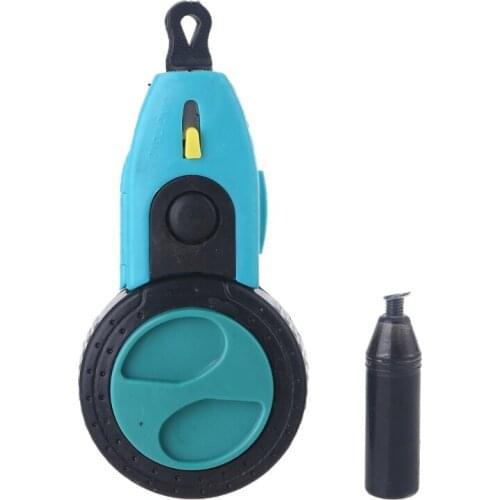 Construction 8M Ink Fountain Scribe Automatic Take-up Marker Mini Chalk Line Tool Woodworking Callback String Reel Kit
