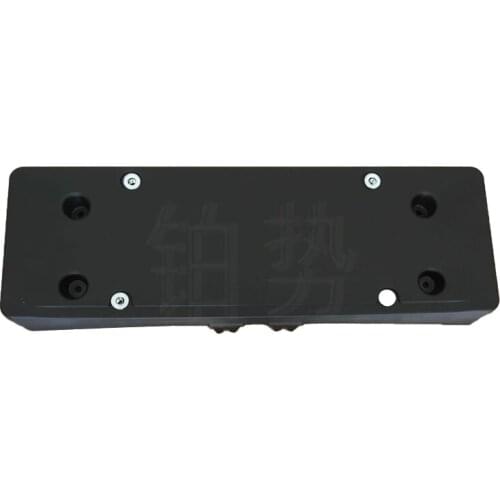 License plate bracket assembly 2012-Por sch eBo xst er 3.4L License plate spacers License plate base Front license plate trim