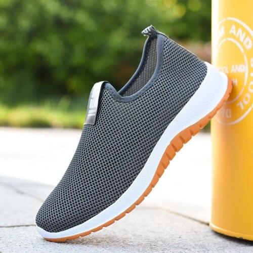 Summer Mesh Men Shoes Lightweight Sneakers Fashion Casual Walking Shoes Breathable Designer Mens Loafers Zapatillas Hombre