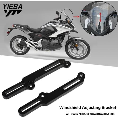NC750X 2016 2017 2018 2019 2020 Windscreen Adjusters Motorcycle CNC Windshield Bracket For HONDA NC750 NC 750 X XA XDA DTC
