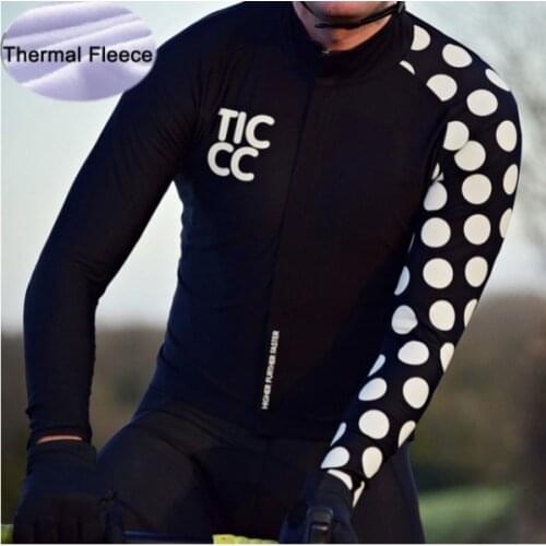 New Top Quality Winter Cycling Jersey Winter Thermal Fleece Long Sleeve Cycling Clothing Bike Jersey Shirt Bicycle Wear