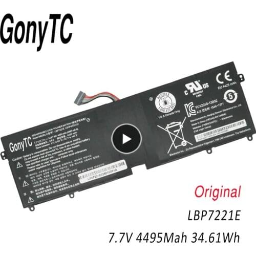 Genuine LBP7221E Battery For LG Gram 13Z940 13ZD960 15ZD950 13ZD940-GX58K 14Z950 14Z950-A EAC62718301 LBG122VH LBM722YE Original