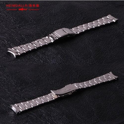 Solid 316L Stainless Steel 20MM Width Watch Band Deployment Buckle Suitable For Heimdallr SUB Watch