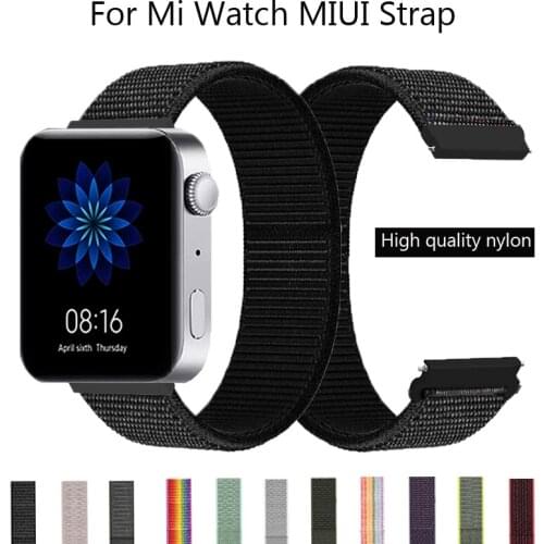 Nylon Band For Xiaomi mi Smart Watch Strap 18mm bracelets for xiaomi smart watch Accessories Wristbands Belt Replacement Strap