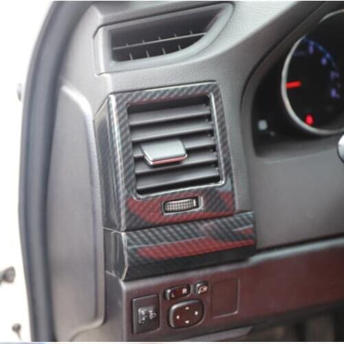 Carbon Fibre Air Outlet Gear Steering Wheel Door Handle Window Decorated Frame For Toyota Reiz Mark 2010 11 12 13 CAA272A