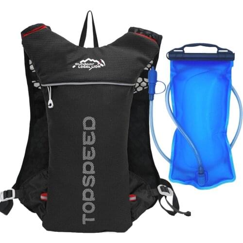 Trail Running Backpack 5L Ultra Running Hydration Vest Pack Marathon Running Bike Rucksack bag 500ml Soft Flask Bottle Water Bag