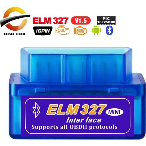 ELM327 usb mini Bluetooth V1.5 PIC18F25K80 OBD2 Code Reader scanner V2.1 Super Mini ELM 327 wifi Android obd2 Diagnostic Tool