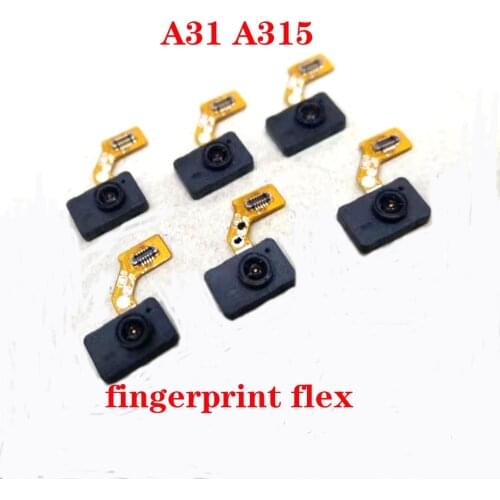 For Samsung A31 A71 Note 10 Lite A315 A716 Original touch ID Fingerprint Sensor scanner Home Return Key Menu Button Flex Cable