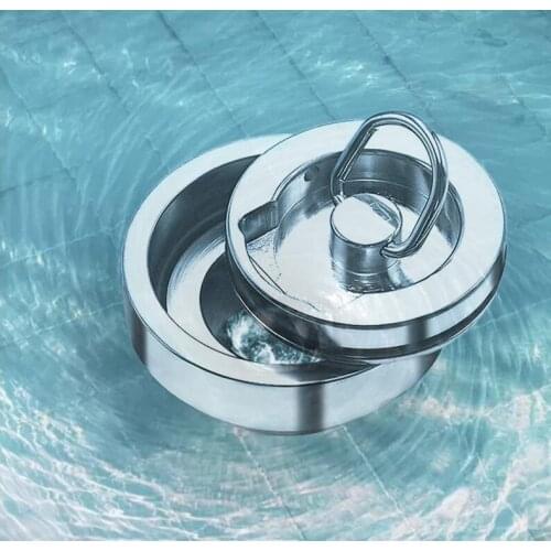 Swimming Pool Fishbowl Drain Total Brass Chrome Thickness Drain Pop Up