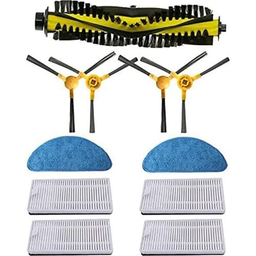 Replacement Parts Side Brush Filter Mop Roller Brush for Mamibot Exvac660 Vacuum Cleaner Accessory Replacement Kit