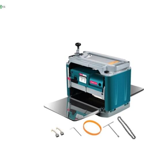 1850W Electric Wood Planer Woodworking Planer Multi-Function Power Tool Household Single-Sided High-Power Desktop Machinery 220V