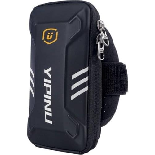 Waterproof reflective armband case with 2 compartments sport running gym cycling for BKAV BPHONE B40 (2020)