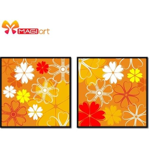 Cross stitch kits Embroidery needlework sets 11CT water soluble canvas patterns 14CT Painting decorative pattern-NCMF022